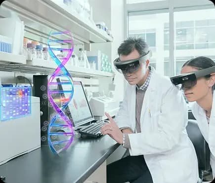 Mixed reality overlays across manufacturing healthcare and real estate