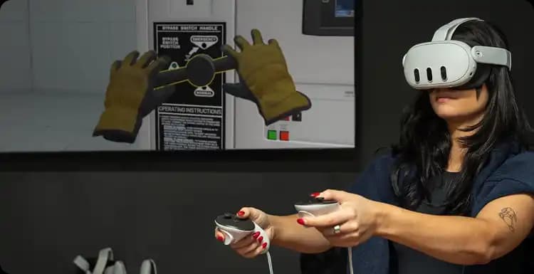 Virtual reality second image