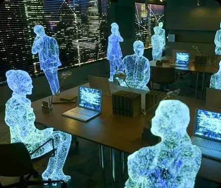 Virtual reality conference with remote participants